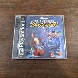 SONY PS1 PSX PSone DISNEY the Emperors New Grove  Game CIB MINTY DISC